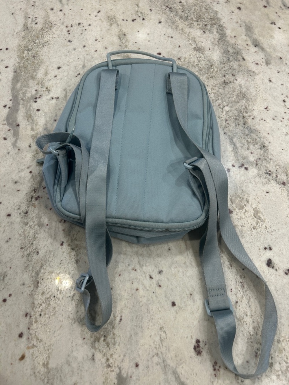 NIKE light Blue women’s purse mini backpack with pink interior - Picture 7 of 9